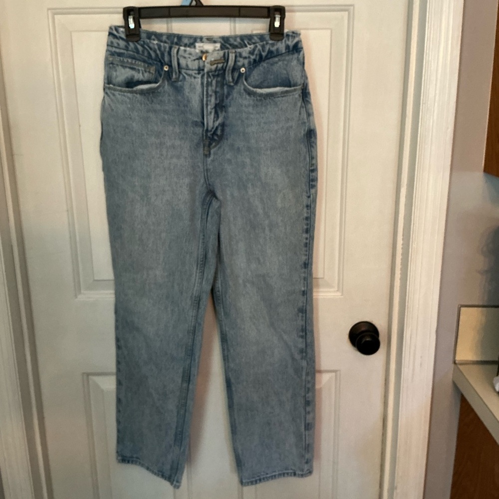 Good American Women's 90s Duster Jeans size 4/27 100% cotton